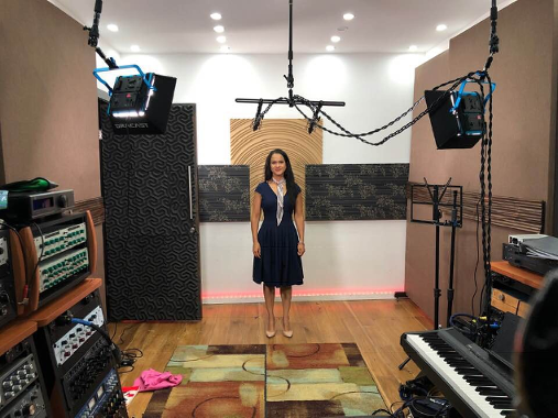 microphone cables in use